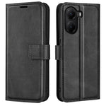 For Xiaomi Poco X7 Pro 5G Stand Case Anti-Scratch Calf Texture Leather Phone Cover