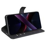 For Xiaomi Poco X7 Pro 5G Stand Case Anti-Scratch Calf Texture Leather Phone Cover