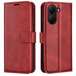 For Xiaomi Poco X7 Pro 5G Stand Case Anti-Scratch Calf Texture Leather Phone Cover
