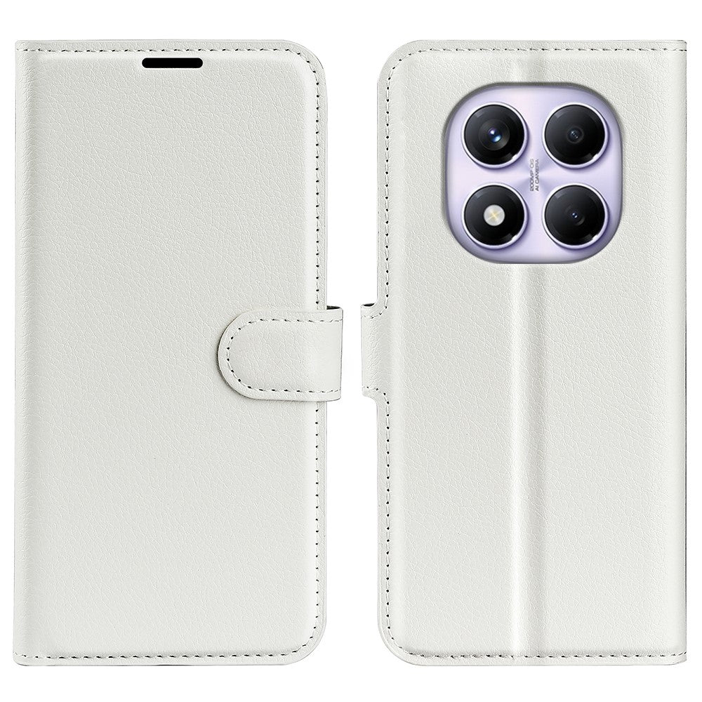 For Xiaomi Redmi Note 14 Pro 4G Case Litchi Texture Shockproof Leather Wallet Phone Cover