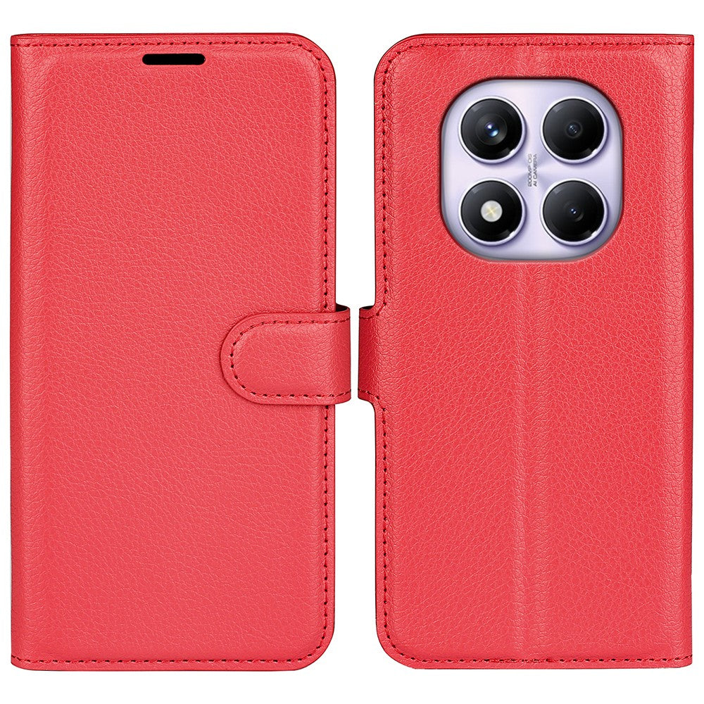 For Xiaomi Redmi Note 14 Pro 4G Case Litchi Texture Shockproof Leather Wallet Phone Cover