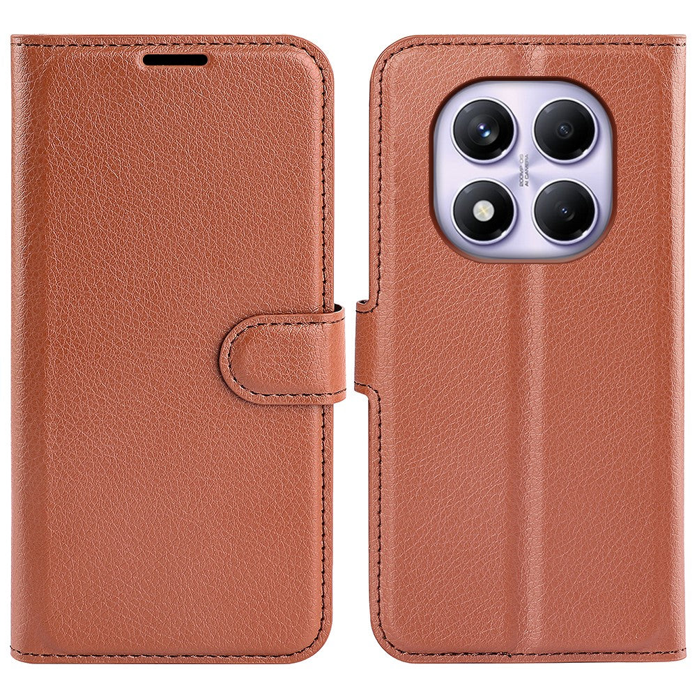 For Xiaomi Redmi Note 14 Pro 4G Case Litchi Texture Shockproof Leather Wallet Phone Cover