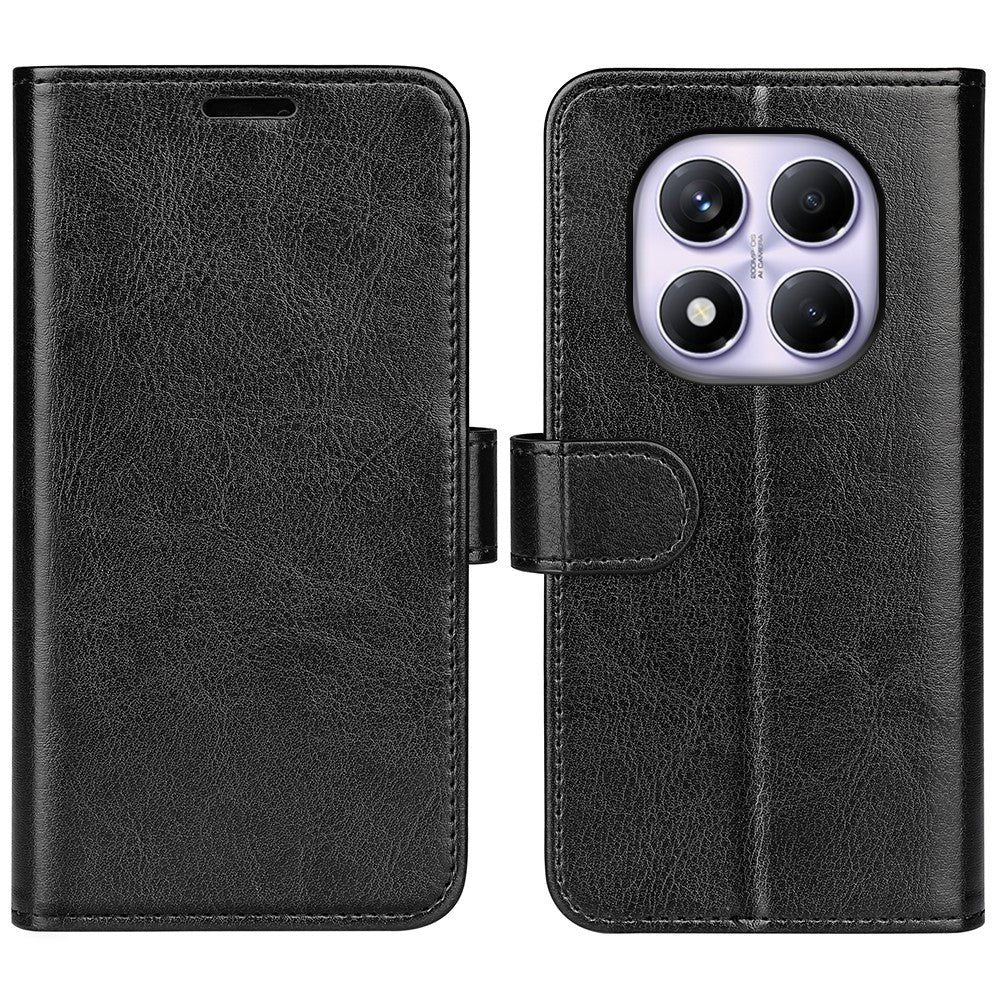 For Xiaomi Redmi Note 14 Pro 4G Wallet Case Crazy Horse Texture Stand Leather Phone Cover