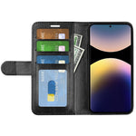 For Xiaomi Redmi Note 14 Pro 4G Wallet Case Crazy Horse Texture Stand Leather Phone Cover