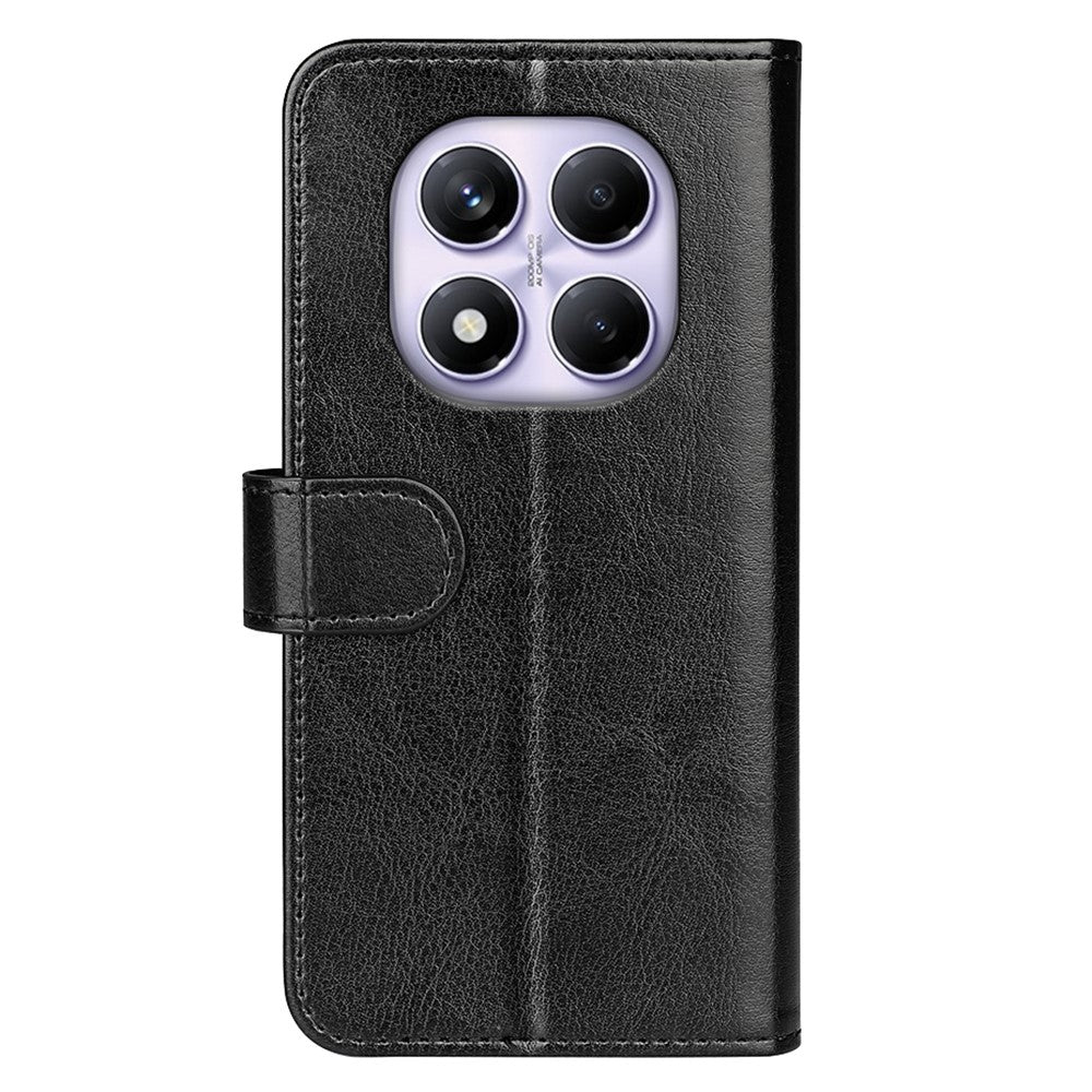 For Xiaomi Redmi Note 14 Pro 4G Wallet Case Crazy Horse Texture Stand Leather Phone Cover