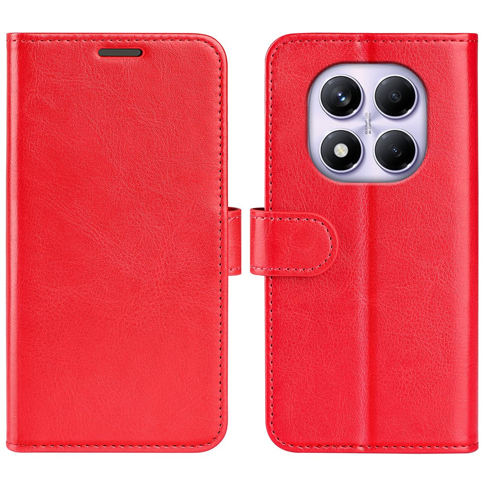For Xiaomi Redmi Note 14 Pro 4G Wallet Case Crazy Horse Texture Stand Leather Phone Cover