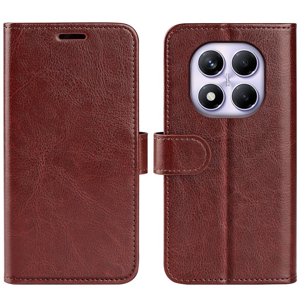 For Xiaomi Redmi Note 14 Pro 4G Wallet Case Crazy Horse Texture Stand Leather Phone Cover