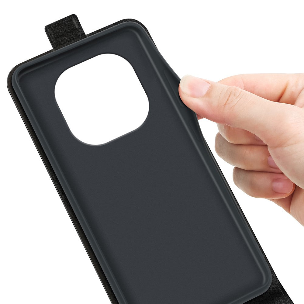 For Xiaomi Redmi Note 14 Pro 4G Case with Card Slots Vertical Flip Leather Phone Cover