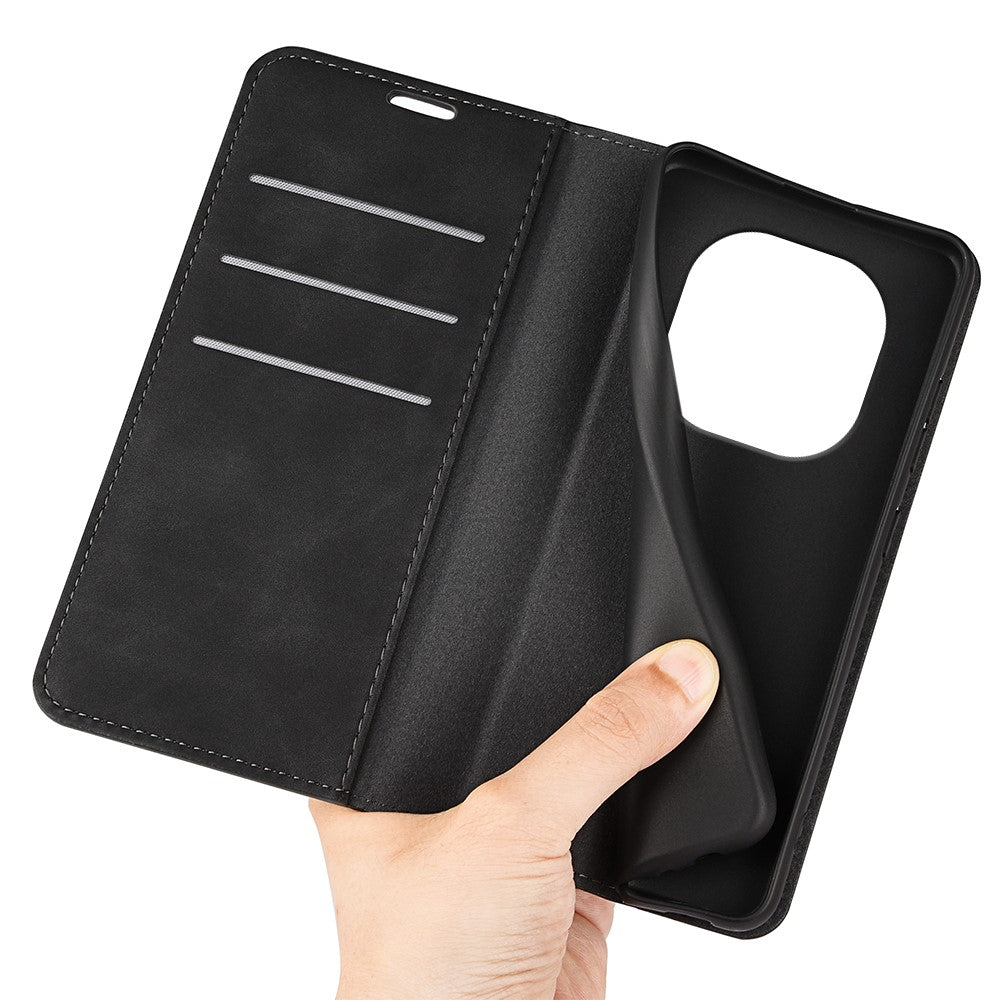 For Xiaomi Redmi Note 14 Pro 4G Case Skin Touch Leather Wallet Phone Cover