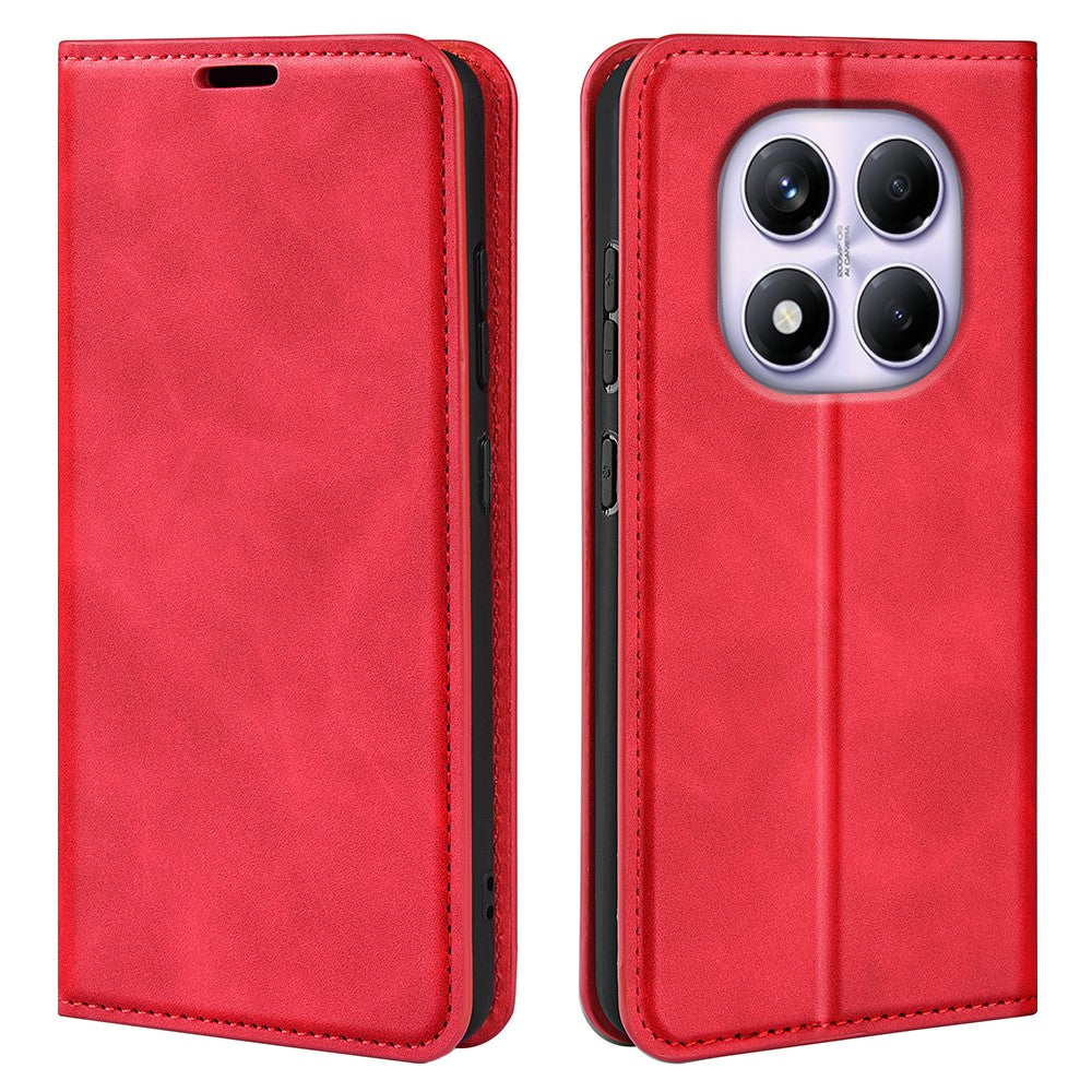 For Xiaomi Redmi Note 14 Pro 4G Case Skin Touch Leather Wallet Phone Cover