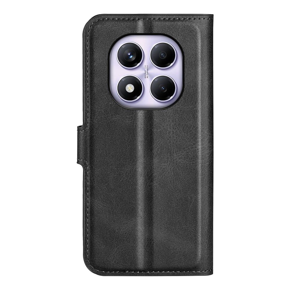 For Xiaomi Redmi Note 14 Pro 4G Stand Case Anti-Scratch Calf Texture Leather Phone Cover