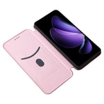 Oppo Reno13 F 5G (Reno 13 FS 5G) / 4G-skal, kolfiberstruktur, fallsäkert PU-läder, mobilskal