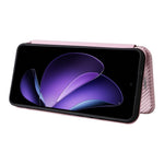Oppo Reno13 F 5G (Reno 13 FS 5G) / 4G-skal, kolfiberstruktur, fallsäkert PU-läder, mobilskal