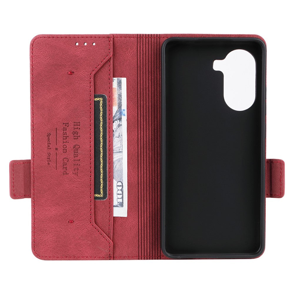 Phone Case for Xiaomi Redmi Turbo 4 5G / Poco X7 Pro 5G Leather Wallet Flip Cover with Hardware Decor