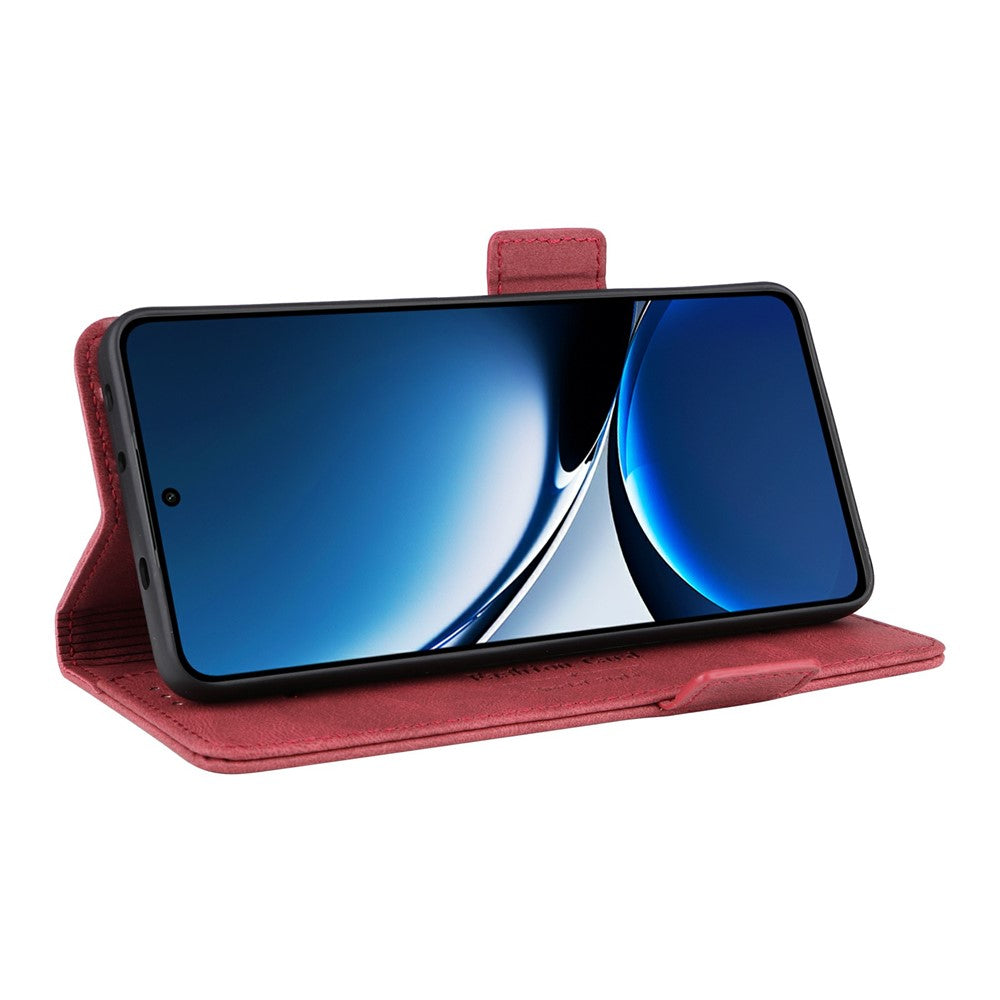 Phone Case for Xiaomi Redmi Turbo 4 5G / Poco X7 Pro 5G Leather Wallet Flip Cover with Hardware Decor