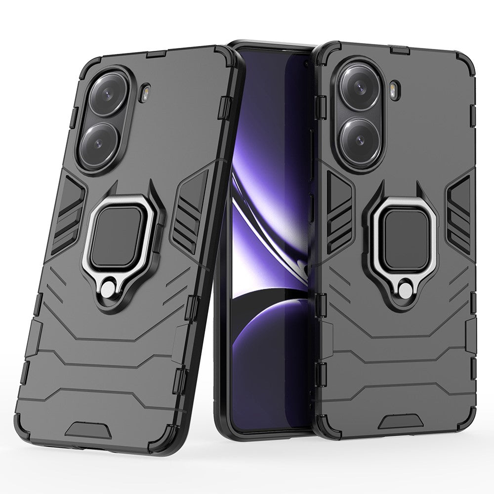 For Xiaomi Redmi Turbo 4 5G Case PC + TPU Protective Phone Cover with Ring Kickstand
