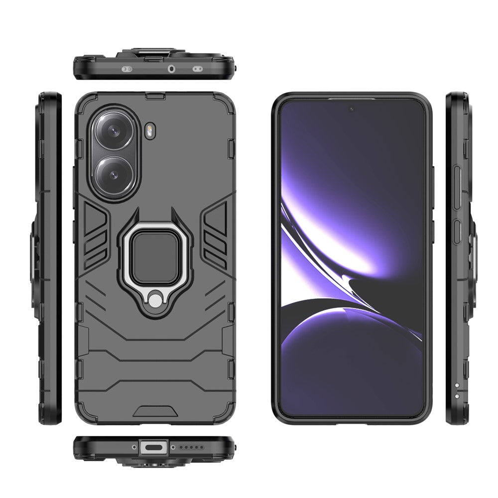 For Xiaomi Redmi Turbo 4 5G Case PC + TPU Protective Phone Cover with Ring Kickstand