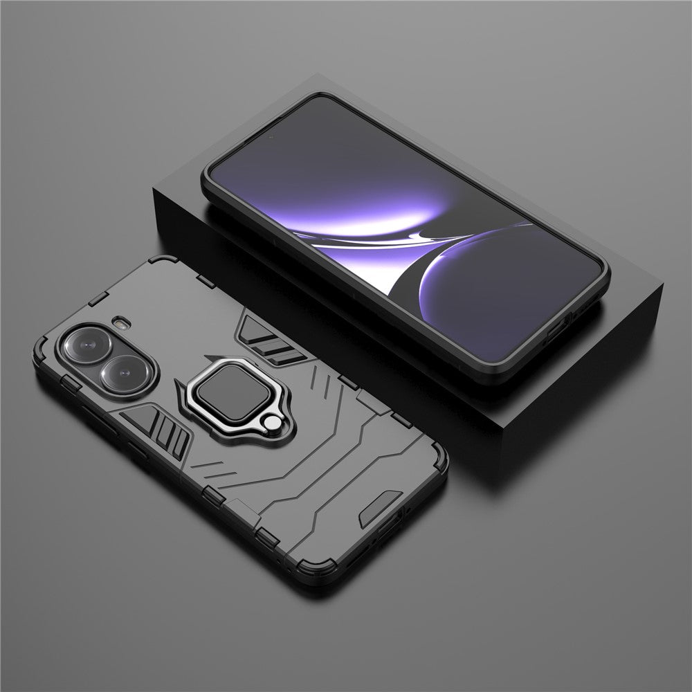 For Xiaomi Redmi Turbo 4 5G Case PC + TPU Protective Phone Cover with Ring Kickstand
