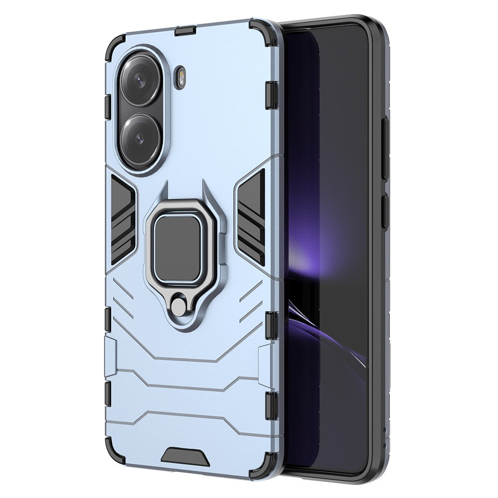 For Xiaomi Redmi Turbo 4 5G Case PC + TPU Protective Phone Cover with Ring Kickstand