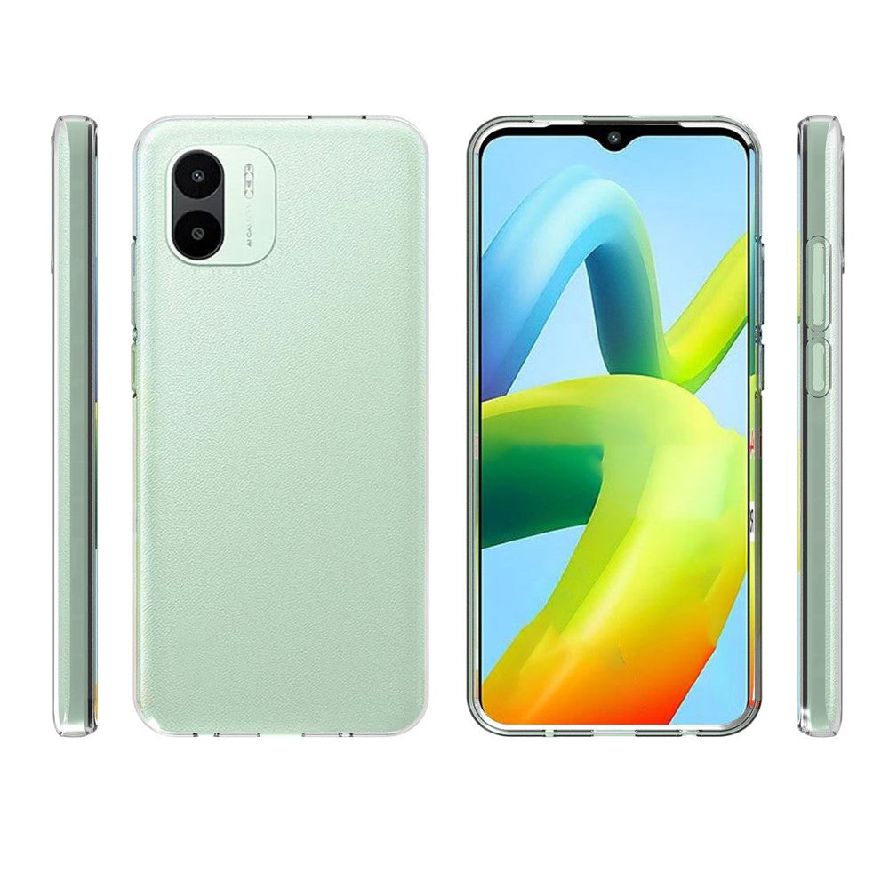 10Pcs / Pack For Xiaomi Redmi A1 4G Inner Watermark-free Phone Cover Anti-scratch Crystal Clear Soft TPU Case