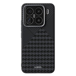 ABEEL For Xiaomi 15 Pro Magnetic Case PC TPU Aluminum Alloy PU Phone Back Cover
