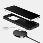 ABEEL For Xiaomi 15 Pro Magnetic Case PC TPU Aluminum Alloy PU Phone Back Cover