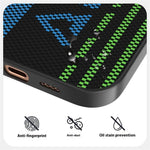 ABEEL For iPhone 16 Pro Max Case Compatible with MagSafe Micro-Embossing 6D Printed PC TPU Aluminum Alloy Leather Phone Cover
