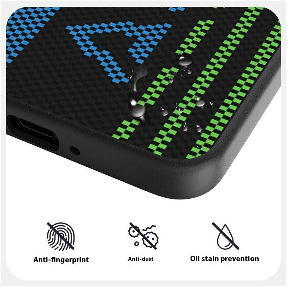 ABEEL Magnetiskt Skal För Xiaomi Poco F7 Pro 5G / Redmi K80 5G Mikropräglad 6D-tryckt PC TPU Aluminiumlegering Läder mobilskal