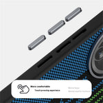 ABEEL Magnetiskt Skal För Xiaomi Poco F7 Pro 5G / Redmi K80 5G Mikropräglad 6D-tryckt PC TPU Aluminiumlegering Läder mobilskal