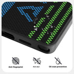 ABEEL til Samsung Galaxy S25+ Magnetisk Etui Mikroprægning 6D-printet PC TPU Aluminiumslegering Lædertelefoncover