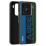 ABEEL For Xiaomi 15 Pro Magnetic Case Micro-Embossing 6D Printed PC TPU Aluminum Alloy Leather Phone Cover