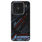 ABEEL For Xiaomi 15 Pro Magnetic Case Micro-Embossing 6D Printed PC TPU Aluminum Alloy Leather Phone Cover