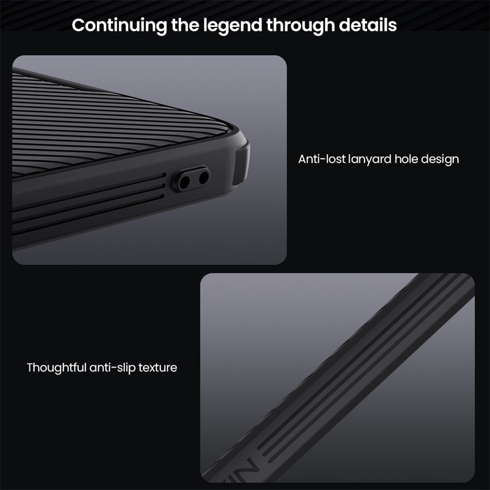 NILLKIN Camshield Pro for Xiaomi Poco X7 Pro 5G Magnetic Case TPU + PC Phone Cover with Slider Camera Lid