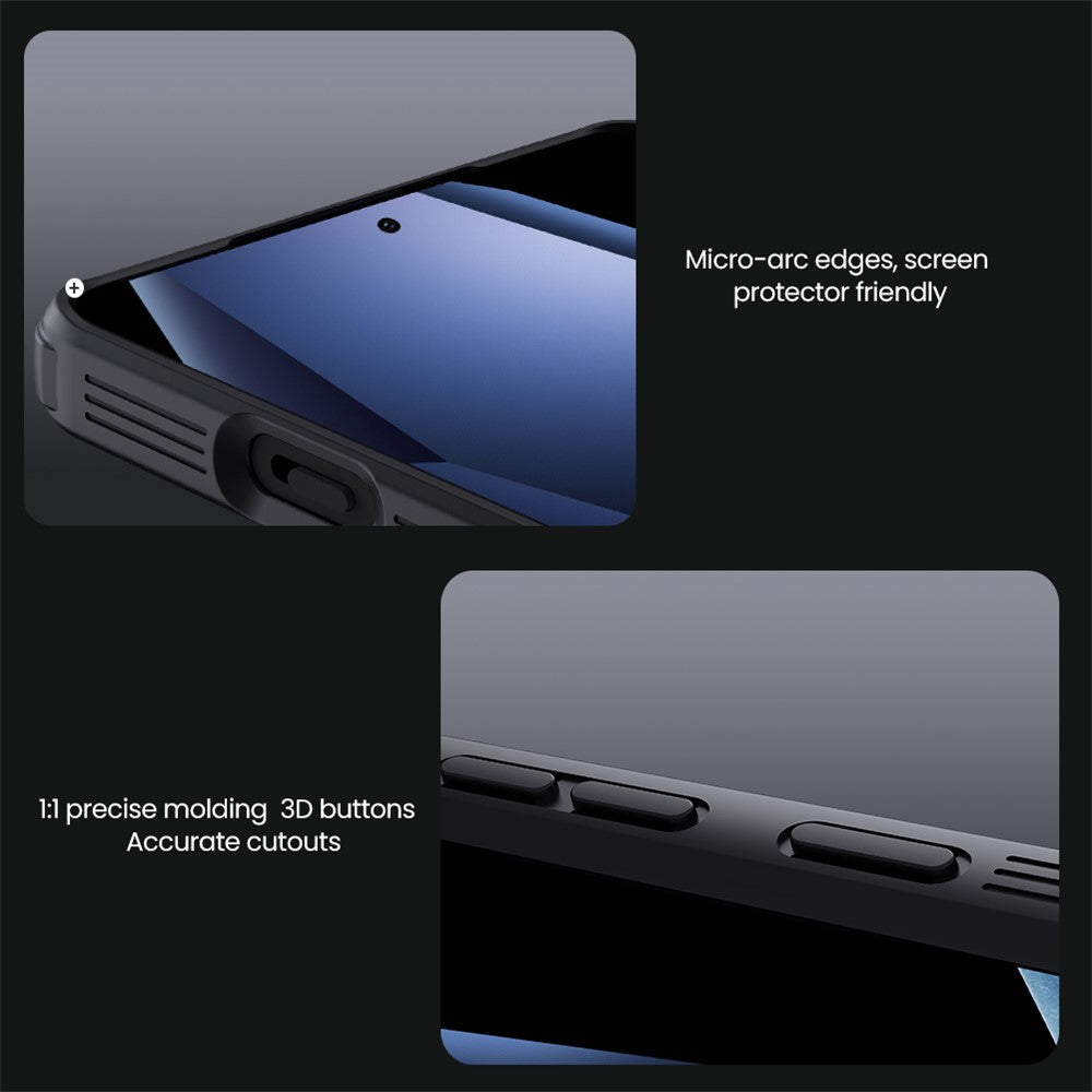 NILLKIN Camshield Pro-serie til OnePlus Ace 5 5G / Ace 5 Pro 5G / 13R 5G, cover i PC + TPU med skydecover til kameraet