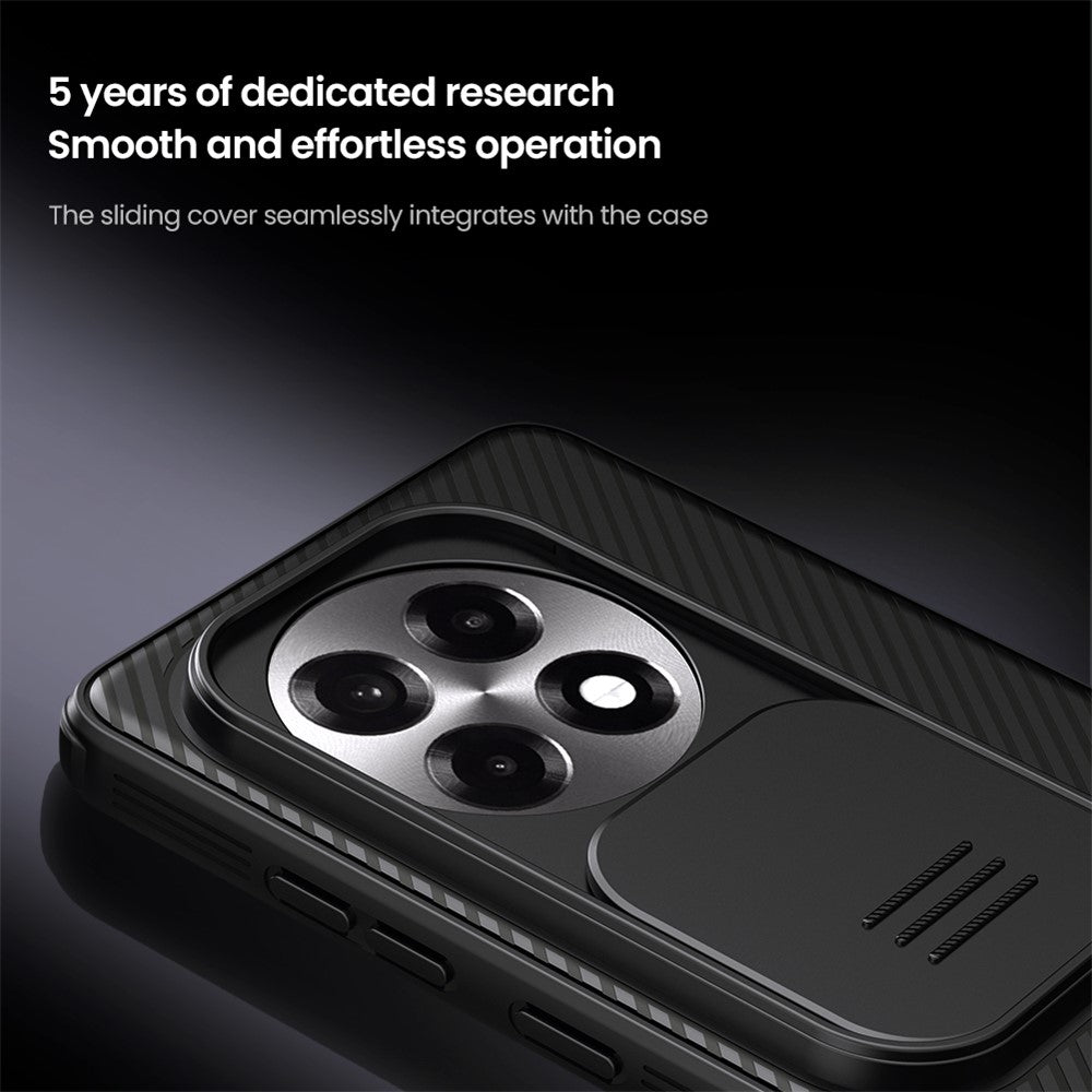 NILLKIN Camshield Pro-serie til OnePlus Ace 5 5G / Ace 5 Pro 5G / 13R 5G, cover i PC + TPU med skydecover til kameraet