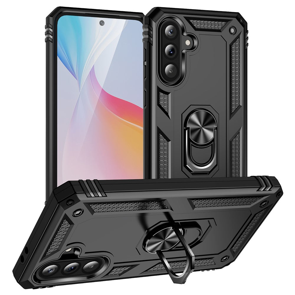 Samsung Galaxy A56 5G-skal PC + TPU-mobilskal med stöd