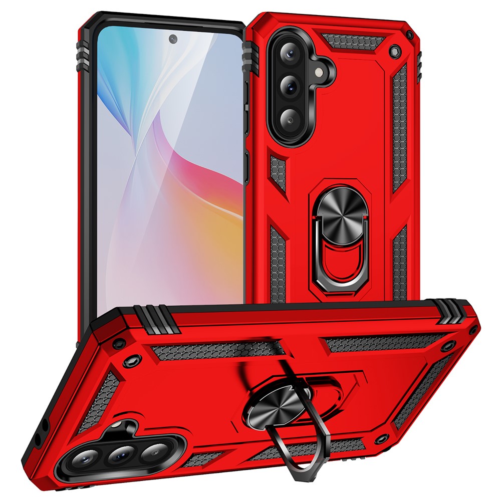 For Samsung Galaxy A56 5G Case PC + TPU Phone Cover with Kickstand