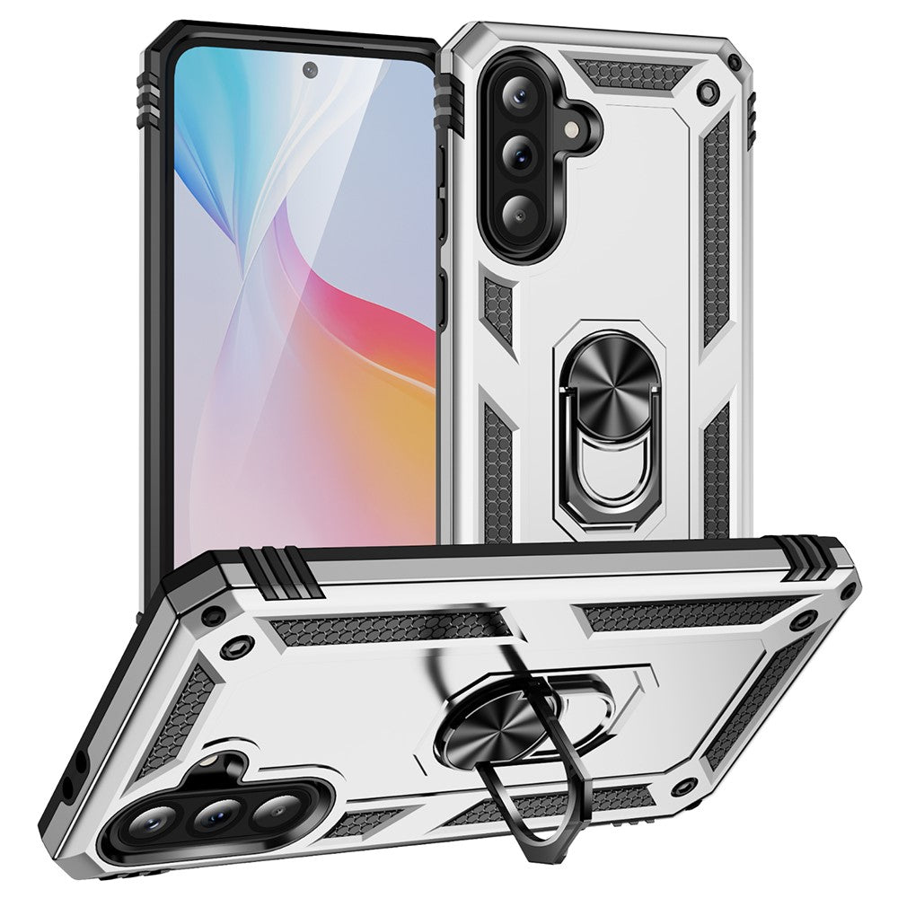 For Samsung Galaxy A56 5G Case PC + TPU Phone Cover with Kickstand
