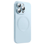 For iPhone 15 Pro Case Compatible with MagSafe Liquid Silicone Phone Cover with Tempered Glass Lens Protector