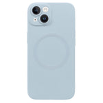 For iPhone 15 Plus Case Compatible with MagSafe Liquid Silicone Phone Cover with Tempered Glass Lens Protector