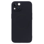 For iPhone 15 Plus Case Compatible with MagSafe Liquid Silicone Phone Cover with Tempered Glass Lens Protector