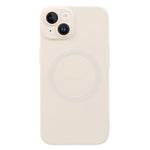 For iPhone 15 Plus Case Compatible with MagSafe Liquid Silicone Phone Cover with Tempered Glass Lens Protector
