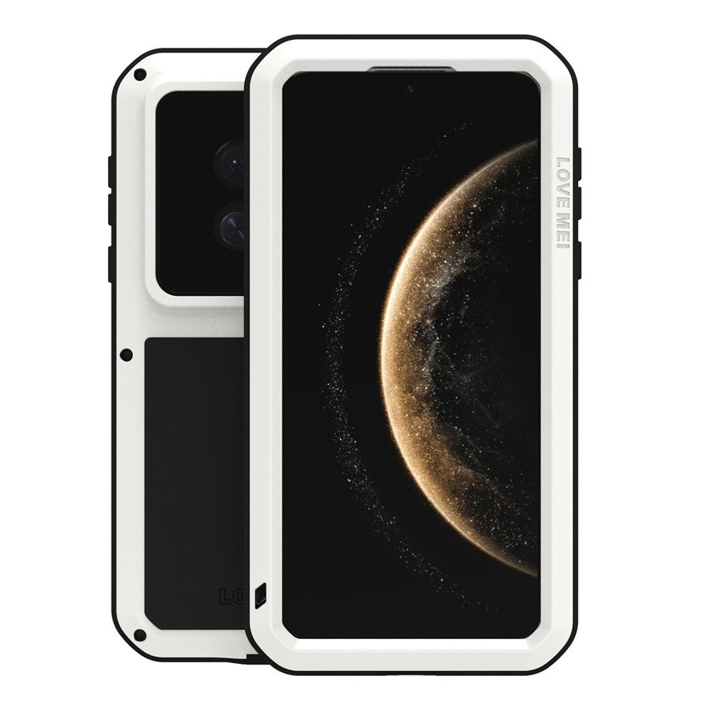 LOVE MEI For Huawei Mate 70 Pro / Mate 70 Pro+ Case Tempered Glass Screen Protector Metal + Silicone Phone Cover