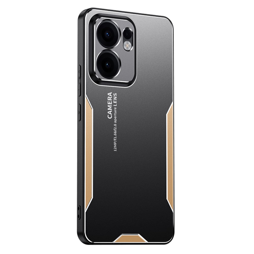 Oppo Reno13 F 5G (Reno 13 FS 5G) / 4G mobilskal Aluminiumlegering TPU PC Bakstycke