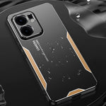 Oppo Reno13 F 5G (Reno 13 FS 5G) / 4G mobilskal Aluminiumlegering TPU PC Bakstycke