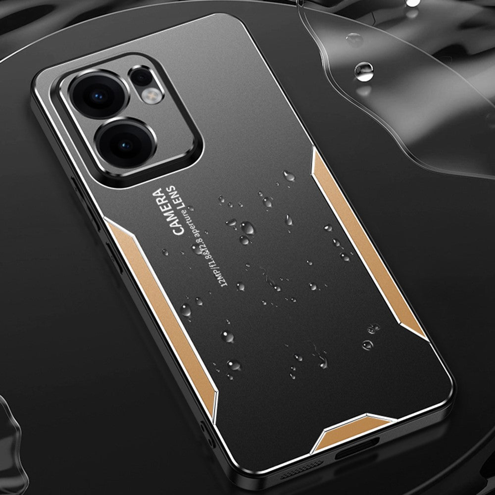 Oppo Reno13 F 5G (Reno 13 FS 5G) / 4G mobilskal Aluminiumlegering TPU PC Bakstycke