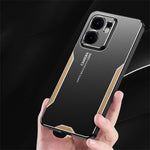 Oppo Reno13 F 5G (Reno 13 FS 5G) / 4G mobilskal Aluminiumlegering TPU PC Bakstycke