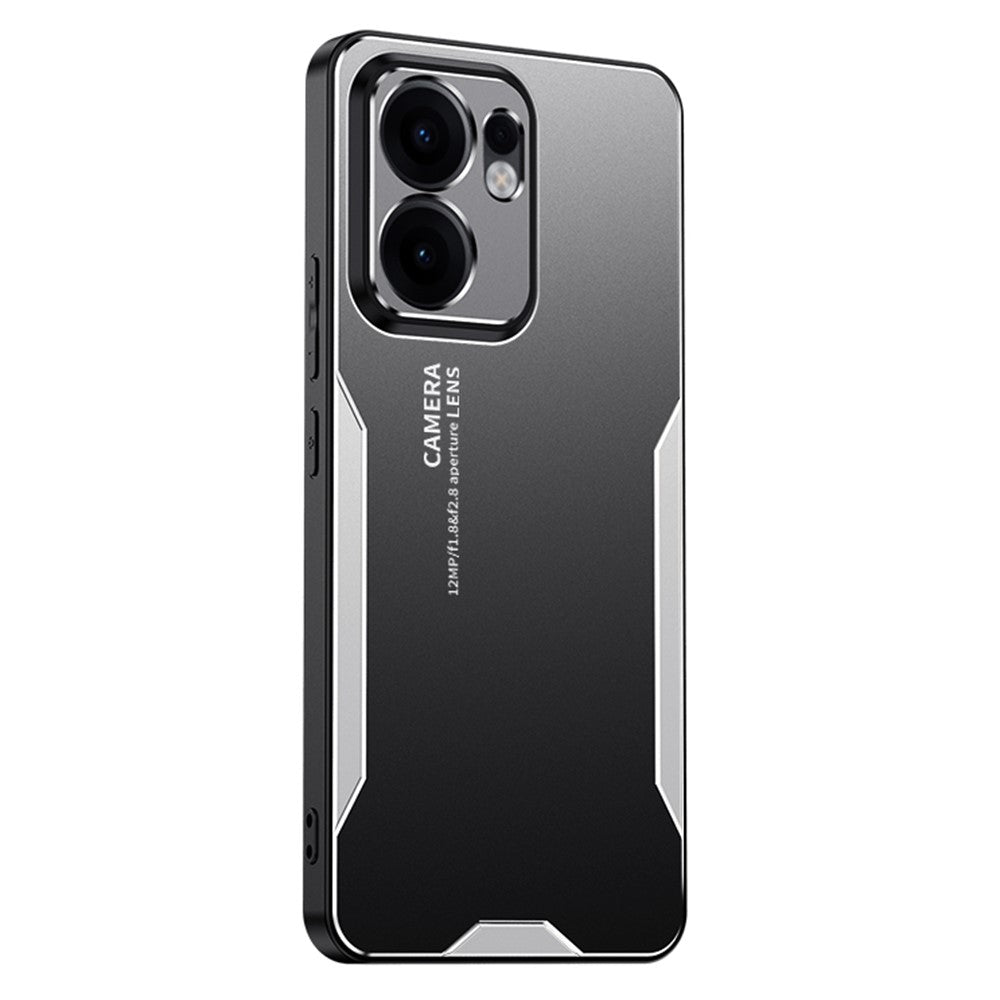 Oppo Reno13 F 5G (Reno 13 FS 5G) / 4G mobilskal Aluminiumlegering TPU PC Bakstycke