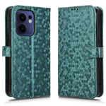 Oppo Reno13 F 5G (Reno 13 FS 5G) / 4G Plånboksfodral med prickigt mönster och tryck i PU-läder