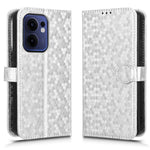 Oppo Reno13 F 5G (Reno 13 FS 5G) / 4G Plånboksfodral med prickigt mönster och tryck i PU-läder